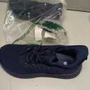 Akk Mens Slip On Wide Walking Shoes Memory Foam Runnning Tennis Shoes Lightweight Breathable Casual Sneakers (Dark Blue, 46)