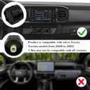 RYANSTAR RACING Radio Knobs Replacement for Toyota Tacoma V1 2020-2023 2 Pack 3rd Gen Tacoma Interior Accessories Upgraded Knobs