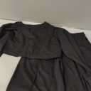 PINSV Women's 2 Piece Outfits Sweatsuit Set Long Sleeve Crop Top Drawstring Wide Leg Pants with Pockets Tracksuits Casual Set (Large, Black)