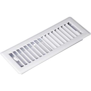 IMPERIAL MANUFACTURING 3X10 Floor Register, RG0223, White