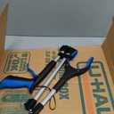 Telescopic Grabber Reacher Tool, 5-Level Adjustable Length (23'' to 41'') - Trash Claw Gripper, Heavy-Duty Pickup Stick for Litter Picking, Yard Work, and Seniors (Blue)