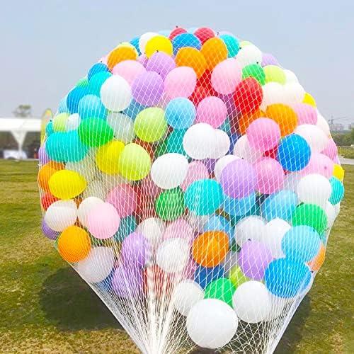 Balloon Drop Net (Holds 200 10in Latex) Balloon Drop Bag Balloon Release Net For Birthday Celebration New Year’s Eve Party Supplies, Balloons not included