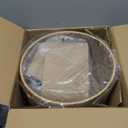 Boho Light Fixture,13.6'' Rattan Ceiling Lights,3-Light Coastal Semi Flush Mount Ceiling Light Fixture,Farmhouse Chandelier, Nursery Light Fixtures,Flush Mount Lights for Bedroom Entryway