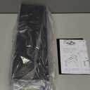 Spice Rack Shelf for Kitchen Stove, Adjustable 27 to 33 Inch Spice Rack Organizer, 4 Level Adjustable Height Stove Top Shelf for Kitchen, Over the Stove Shelf for Curved Stove, Black