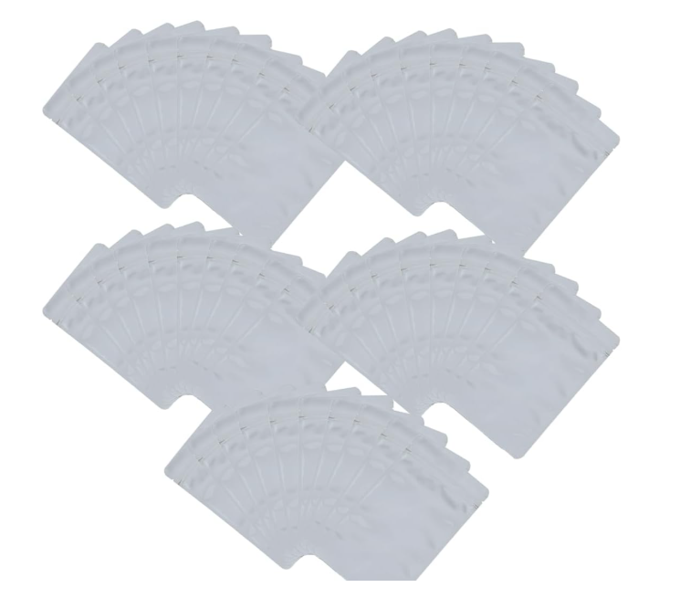 XunLiu Expand Base Foil Bag Zip Lock Bags Reusable Airtight Storage Bags (20, 10cmX15cm+3cm/0.22mm)