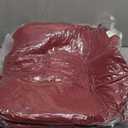 Outdoor Chair Cushions Set of 2, Patio Chair Cushions with Ties, 19x19+5 Tufted Outdoor Seat Cushions, Waterproof Patio Furniture Cushions, Outdoor Dining Chair Pads, Burgundy