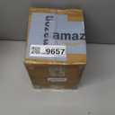 Amerdeco 3 Pack Privacy Door Handles, Champagne Bronze Interior, Knurled Lever, Heavy Duty for Bedroom and Bathroom, Reversible Keyless for Right & Left Side AM0021