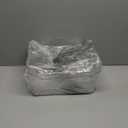 BINO | Plastic Storage Bins, Large - 2 Pack, Clear | THE SOHO COLLECTION | Pantry Organizers and Storage Containers | Fridge Organizer Bins | Kitchen Cabinet Organizer | Medicine Cabinet Bin