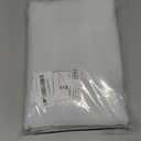 NICETOWN White Blackout Curtain Liners for Window - Noise Reducing Light Blocking Liner for 84 inch Curtains (Set of 2, Each is 27" x 80", Hooks Included, Greyish White)