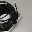 Cat 6 Ethernet Cable 80 ft High Speed 23AWG RJ45 Internet Cable for Outdoor & Indoor Support CAT6 Network Solid Black Computer LAN for PC80Feet