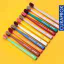 Curaprox CS 12460 Velvet Soft Toothbrush Sensitive Gum Care | Ultra-Gentle Cleaning with 12,460 Filaments | Single Pack, Royal Blue-Grey