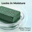 Qaduoduo 6PCS Floral Foam Blocks, High Absorbent Flower Foam, Easy to Cut & Shape, Wet & Dry Use, Odorless, for Wedding Centerpieces, Table Decor & DIY Crafts, Florists & Beginners