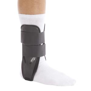 United Ortho US8813F Foam Stirrup Ankle Brace, Large, Black