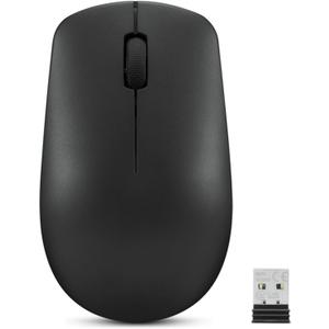 Lenovo 530 Wireless Mouse  Full Size Computer Mouse for PC, Laptop, Windows Computer - 2.4 GHz Nano USB Receiver - Ambidextrous Design - 12 Months Battery Life  Cordless (Raven Black)