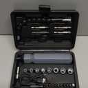 Electric Screwdriver 3.6VMini Cordless Power Screwdriver Set, Precision Bits with 250 RPM Powerful Motor,LED Lights,Portable Toolbox for Electronics Appliances Repairs