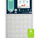 Serta Tranquility Eco Firm 2-Stage Baby Crib and Toddler Mattress - Waterproof Standard Baby Crib & Toddler Mattress - GREENGUARD Gold Certified- 52" L X 27.5" W