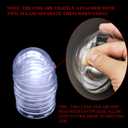 Foil Cupcake Liners with Dome Lids 100Pack,Free-Air 3.5Oz Cups for Baking,Disposable Ramekins Muffin Tins Cupcake Wrappers, with Spoons-Red in gold