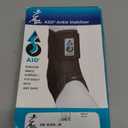 Med Spec ASO Ankle Stabilizer (Small, Black)  Ankle Brace for Sprained Ankle and Peroneal Tendonitis, Orthopedic Ankle Support for Men, Women, Adults, Teens and Kids, Sports Injury Recovery, 264012