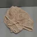 JOGAL Men's Mesh Fishnet Fitted Sleeveless Muscle Top (XX-Large, Beige)