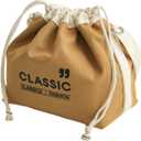 CLASSIC Insulated Drawstring Lunch Bag - Expandable Thermal Tote with Adjustable Strap for Office & Commute