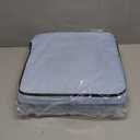 Tablet Pillow Stand with Storage, Foldable iPad Holder for Lep, Bed, Sofa, and Desk - Soft Pad Dock with Pocket and Stylus Mount Compatible with 4-13" iPad Pro/Air/Mini, Galaxy Tab, Kindle (Blue)