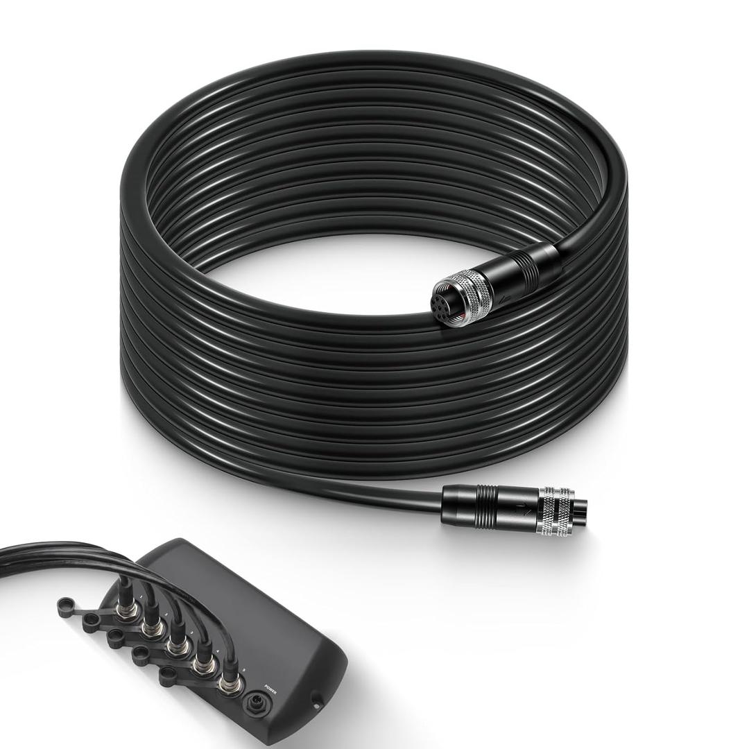 Replacement for Humminbird 720073-3 AS EC 20E Ethernet Cable,20 Feet Female to Female Ethernet Cord, Compatible with SOLIX, HELIX G2N, HELIX G1, ONIX, ION, 1100, 900, 800, 700 Series (20 Feet)