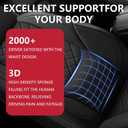 BABYBLU Chevy Silverado Seat Covers Front Pair,Truck Seat Covers for Silverado GMC Sierra,Custom Fit 2007-2023 2024 2025 1500/2500HD/3500HD (Black, Front Pair)