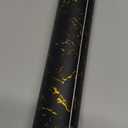 FunStick Thick Black and Gold Marble Contact Paper for Countertops Waterproof Contact Paper for Cabinets Marble Wallpaper Peel and Stick Countertops for Kitchen Bathroom Removable Wall Paper 12"x200"