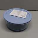 Pyrex Colors Tinted (7 Cup) Large Round Food Storage Container, Snug Fit Non-Toxic Plastic BPA-Free Lids, Freezer Dishwasher Microwave Safe