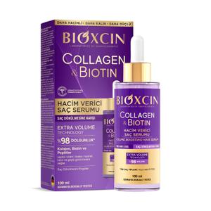 Bioxcin Collagen Biotin Volumizing Hair Serum Thickening Strengthening Formula 100 ml