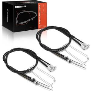 A-Premium Rear Driver and Passenger Side Parking Brake Cable Assembly Compatible with Ford Models: Transit Connect 2010 2011 2012 2013, 2-PC Set - Replace# 7T1Z2A603A