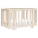 Babyletto Yuzu 8-in-1 Convertible Crib - Conversion Kits Included for Bassinet, Midi Baby Crib Convertible to Toddler Bed, Daybed, Standard & Baby Bed - GREENGUARD Gold Certified - Adjustable Heights (Washed Natural)