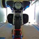 Lock 'N Load (BK100) Orange/Black Deluxe Motorcycle Wheel Chock