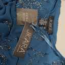 J Kara Plus Size Womens Scoop Neck Line with 3/4 Sleeve Beaded Top Long Dress Size 16 