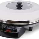 Injera Wass Mitad (Mogogo), Electric Griddle with Adjustable Temperature 2000W For Crepe, Injera, Pita, Chapatti Dosa