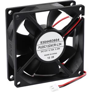 5304493604 242119401 Refrigerator Condenser Fan Replacement for Frigidaire Electrolux Fridge PUDC12Z4CR-L34, Replaces 3276439 PS8770222 AP5805252 Refrigerator Ice Maker Cooling Fan Motor
