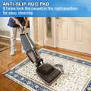 Non-Slip Rug Pads 1/4 Thick, 6x9Ft Waterproof Rugs Non Skid Rug Pad for All Floors and Finishes Durable Hardwood Floor Protective Felt Keeps Rugs in Place, Safe and Secure