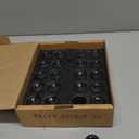 M14x1.5 Lug Nuts Fit Cadillac CTS Chevy Camaro Dodge Charger Challenger Charger Tesla, 20PCS OEM/Stock Style Black 14mmx1.5 Wheel Lug Nuts 7/8" Hex Replace 6509873AA 611-331 6509-873AA 5Lug Rim Sedan