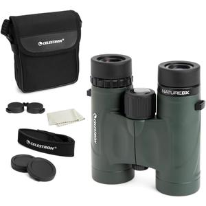 Celestron - Nature DX 8x32 Binoculars  Ideal for Birding and Outdoors  32mm Objective Lenses  Wide 7.4 Field of View  BaK-4 Prisms  Fully Multi-Coated  Waterproof and Fogproof