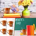 9 Pcs Christmas Teacher Appreciation Gifts for Women Gardener Coffee Mug with Shovel Spoon Plant Lover Cup Thank You Gift for Graduation End of Year Birthday Party Favor(Cute)