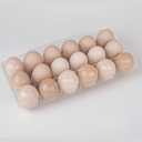 60 60 Pack Plastic Egg Carton 3x6 BulkEgg Cartons 18 Reusable Transparent Egg Storage, Can Hold Up to 18 Eggs, Suitable For StoringEggs in Farmers' Markets, Supermarkets, Kitchens