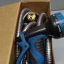 Garden Hose 40FT, Water Hose with 10 Function Nozzle, Garden Hose Metal with Leak-proof Connectors, Kink-Free & Ultra Flexible, Rust/Pet/Puncture Proof for Lawn, Yard, RV, Car Wash, 550PSI