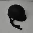 Motorcycle Helmet Half Shell Hawk Style Helmets Compact Lightweight Open Face for Motorcycle Street Bike Cruiser Moped - DOT Approved (Matte Black, M)