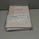 3 x GuassLee Large 2026 Planner, Weekly and Monthly Planner from January 2026-December 2026, 8.5"x 11" Calendar Agenda Book with Back Pocket, Stickers for Home Office School Supplies, A4 Size, Khaki