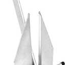 MARINE SYSTEM Portable Galvanized Fluke Style Anchor 13 lb for Different Size Boats Pontoon, Deck, Fishing, and Sail (20-32 FT Boats)