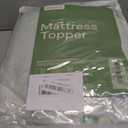 Ultra Soft Twin Size Mattress Topper - Viscose Made from Bamboo Pillow Top Mattress Pad for Back Pain Relief - Naturally Cooling for Hot Sleepers, Green