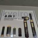 6 in 1 Hot Air Brush & Hair DryerHigh-Speed Hair Dryer Brush with Auto Wrap Curlers, Hot Air Styler Wrap Fast Drying & Frizz-Free Styling, No Heat Damage, Volumizing with Travel Bag (Black)