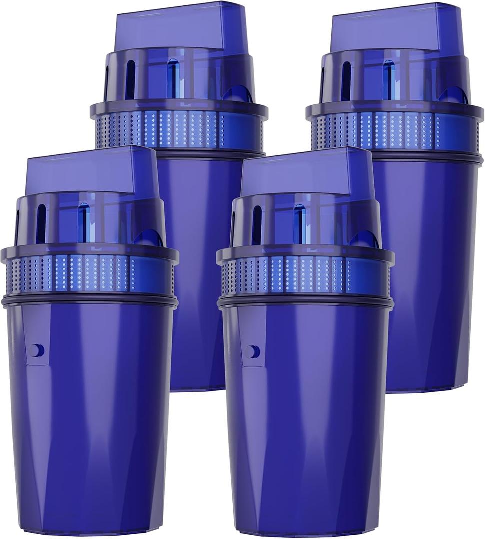 Fil-Fresh 4-Pack Water Filter Replacement for All PUR, PURPlus Water Pitchers and Dispensers, Replace PPF900Z, NSF Certified, Advanced Version
