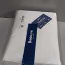 Bedsure Duvet Cover Full Size with Fitted Sheet - 4 Pieces Prewashed Polyester Extra Soft Bedding Set, Includes 1 Duvet Cover 80x90 Inches with Zipper Closure, 2 Pillow Shams, 1 Fitted Sheet, White (00 - White (No Comforter))