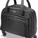 Kensington Contour 2.0 Laptop Rolling Bag, Briefcase, Laptop Spinner, Laptop Roller Bag wheeled,15.6, Water Resistant, Black (K60380WW)